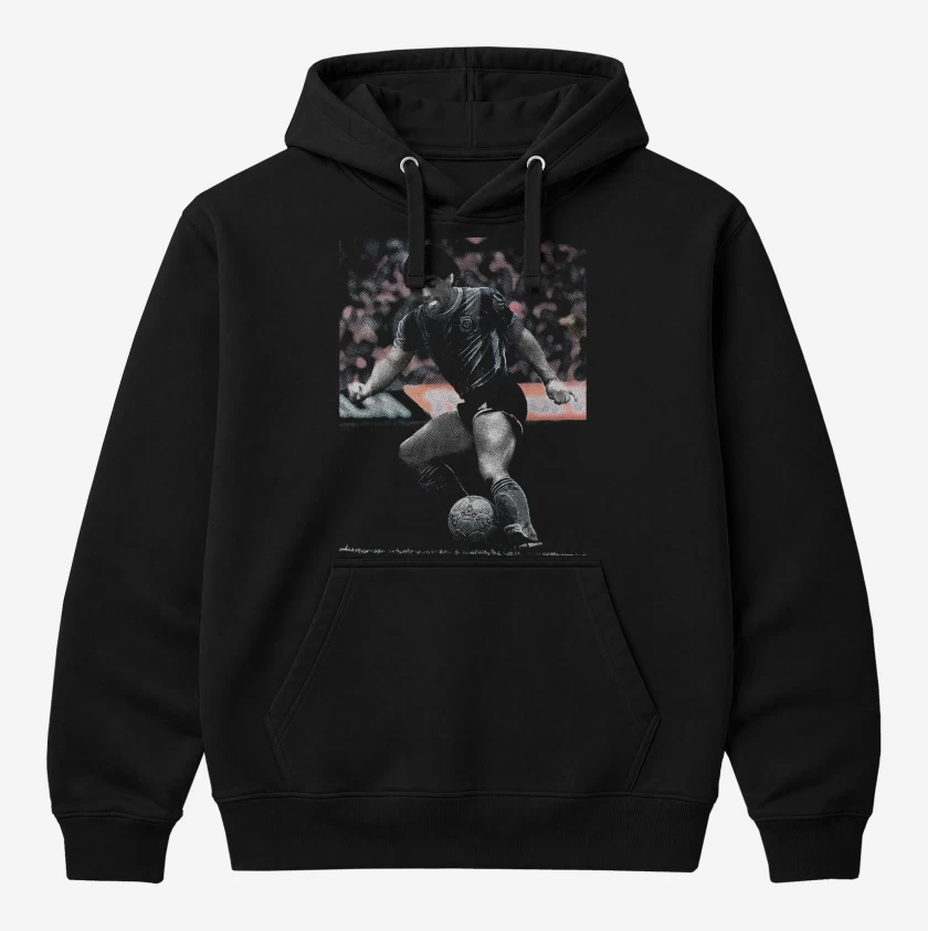 Polerón Canguro Negro de Maradona Argentina