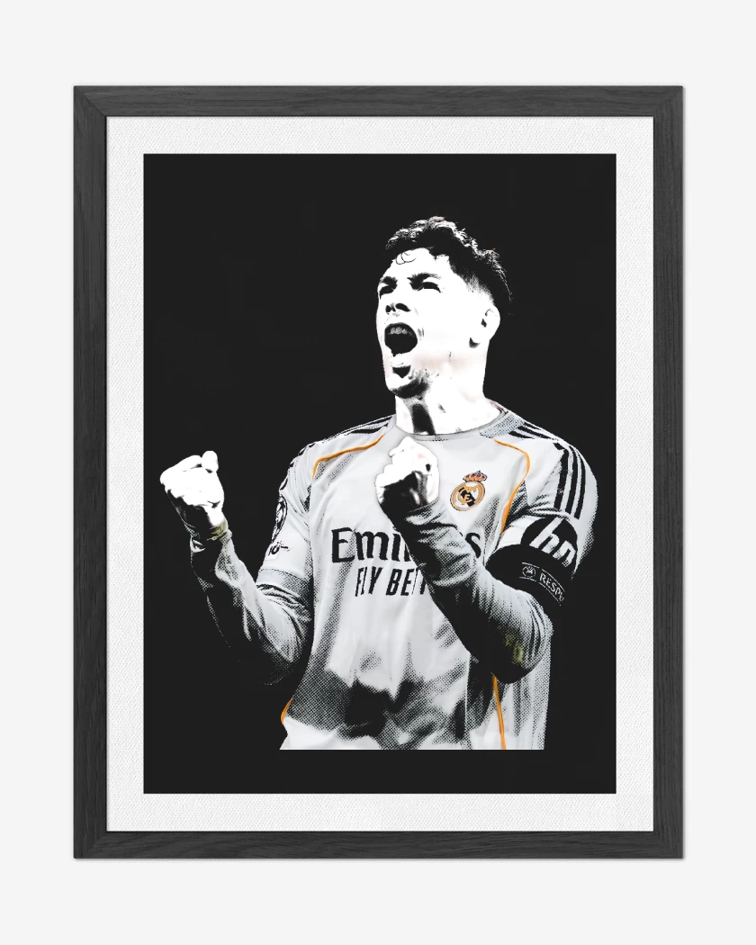 Cuadro decorativo Federico Valverde Real Madrid 