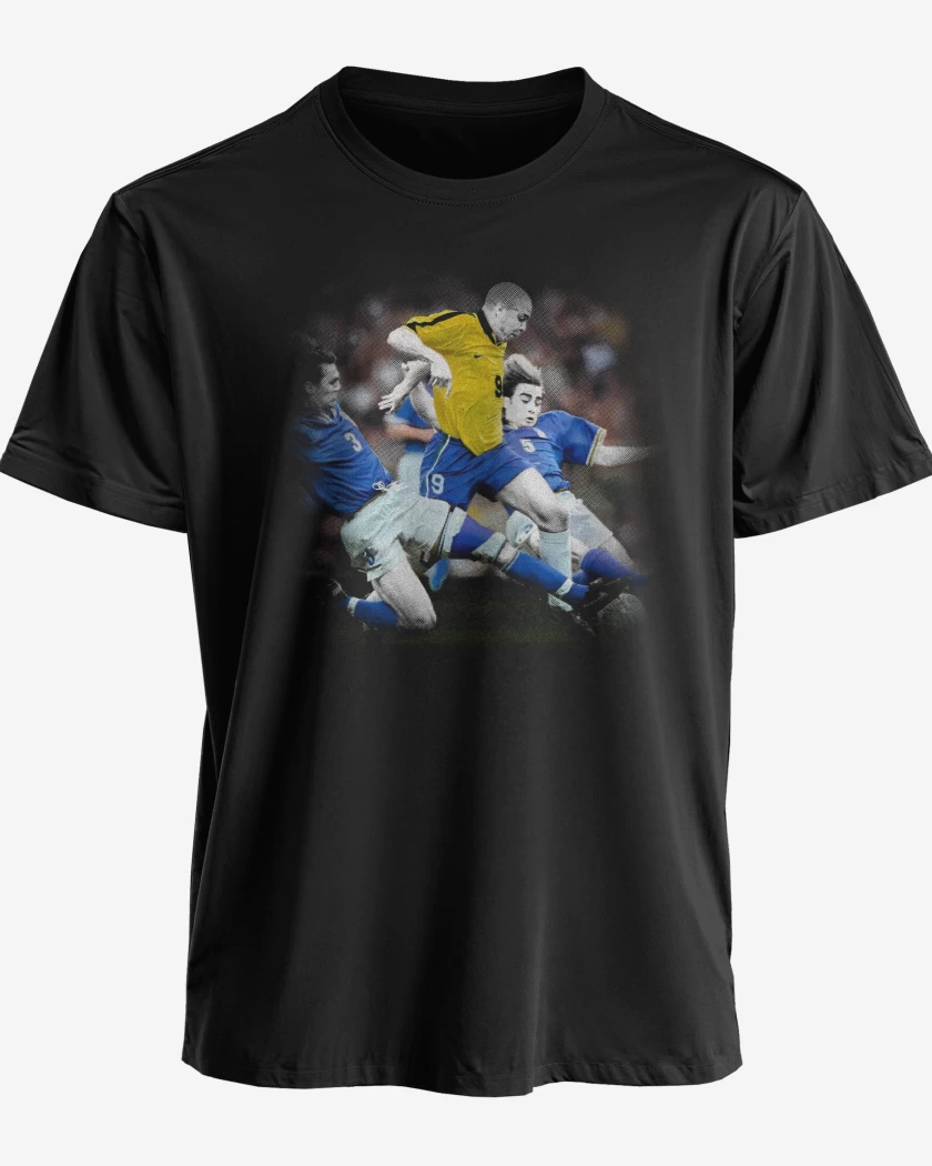 Polera Ronaldo vs Maldini y Cannavaro