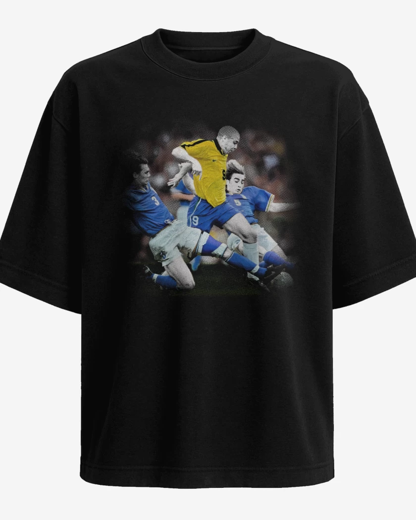Polera Oversize Ronaldo vs Maldini y Cannavaro
