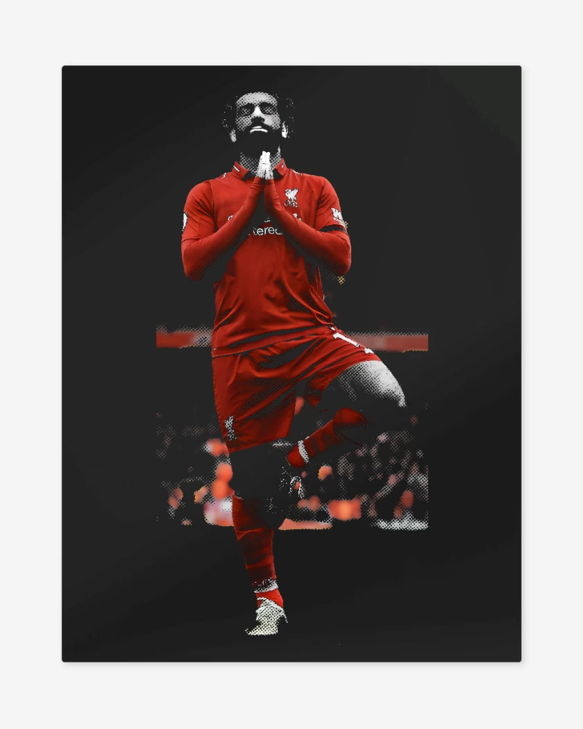Print metalico Mohamed Salah Liverpool