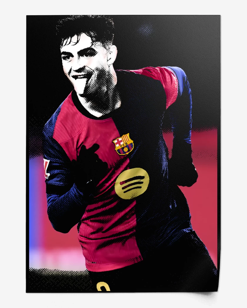 Print Pedri Barcelona 