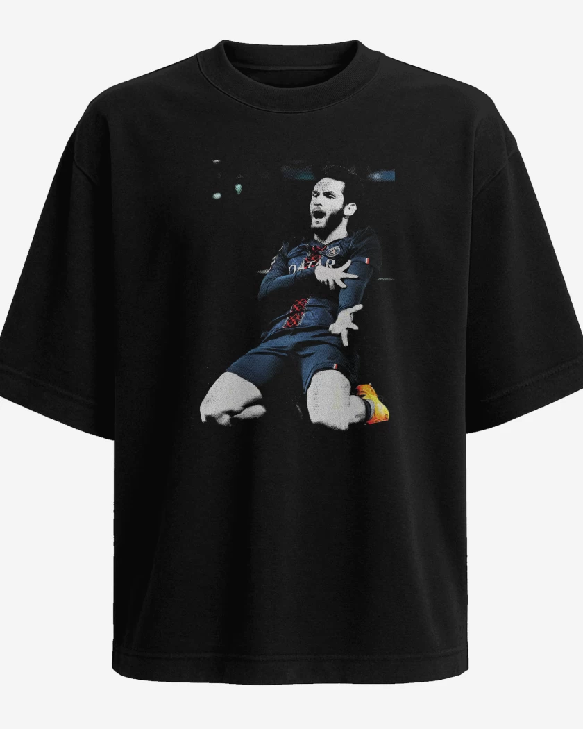Polera Oversize Khvicha Kvaratskhelia PSG