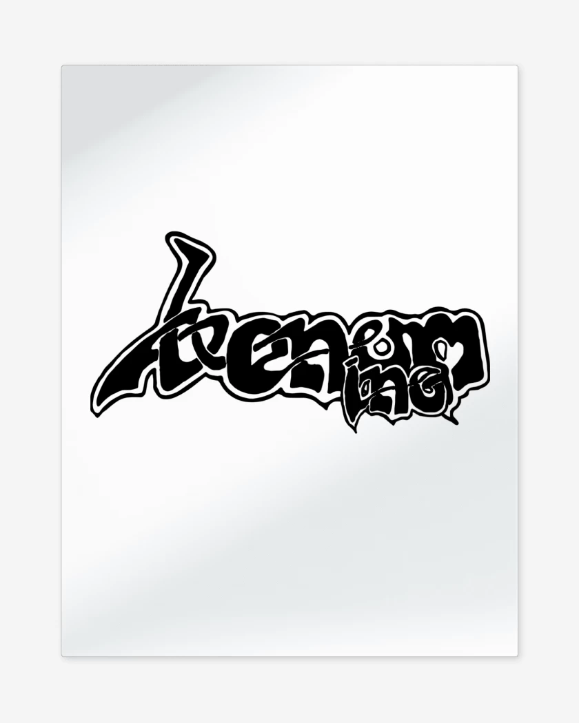 Print metalico Blanco de Venom Inc