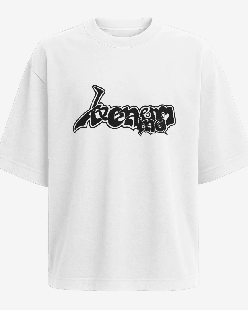 Polera Oversize Blanco de Venom Inc