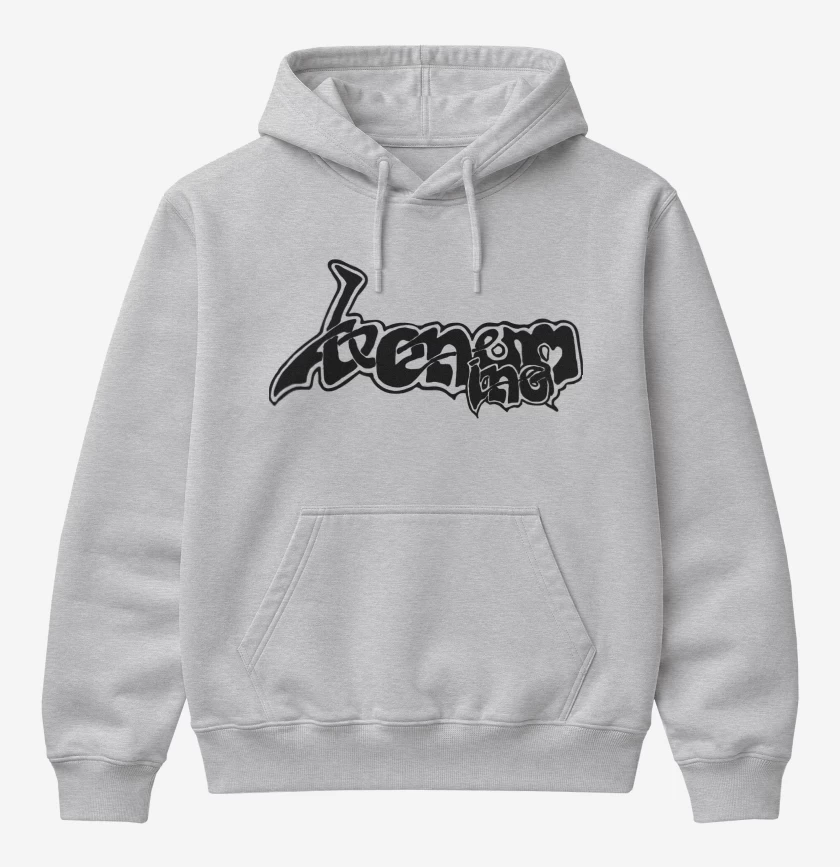 Poleron Canguro básico Gris Melange de Venom Inc