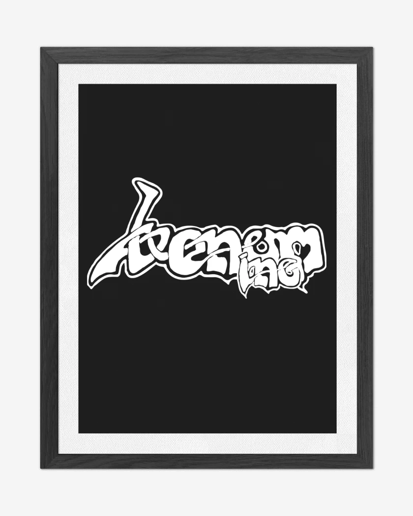 Cuadro decorativo Negro de Venom Inc Logo