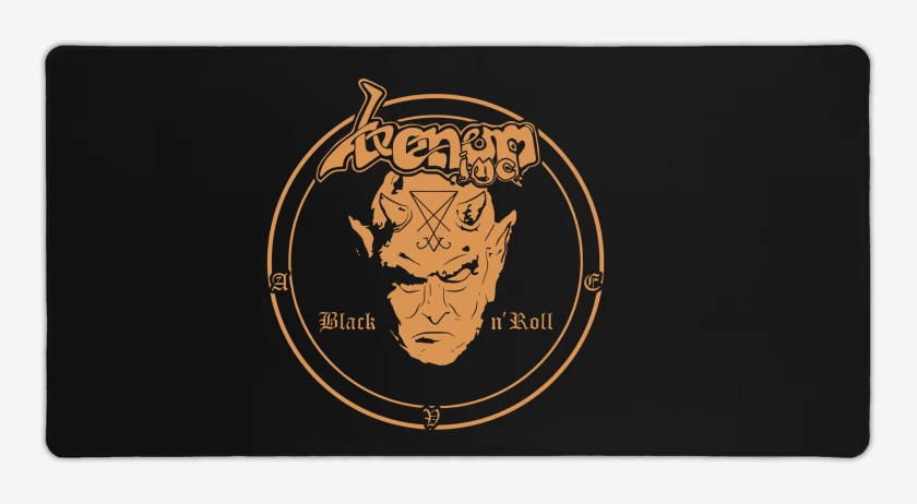 Mouse pad Gamer Negro de Venom Inc Black n Roll