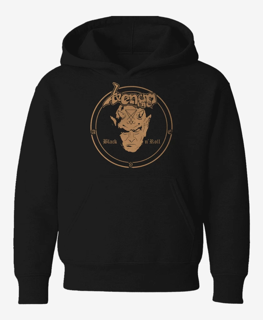 Poleron de niño Negro de Venom Inc Black n Roll