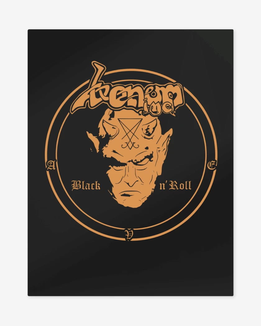 Print metalico Negro de Venom Inc Black n Roll