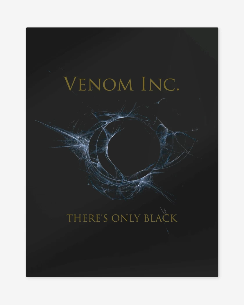 Print metalico Negro de Venom Inc Theres Only Black