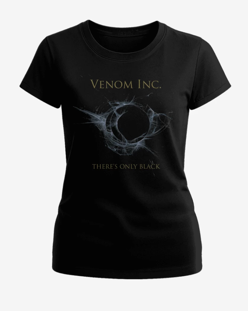 Polera de Mujer Negro de Venom Inc Theres Only Black