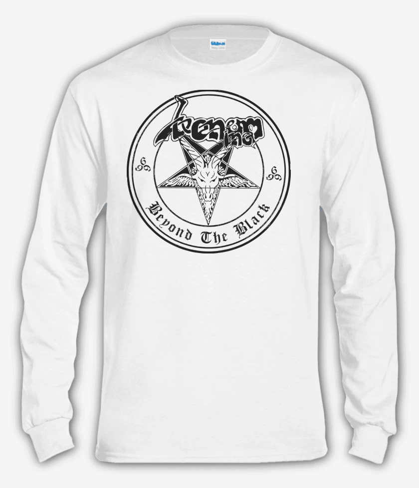 Polera manga larga Blanco de Venom Inc Beyond the Black