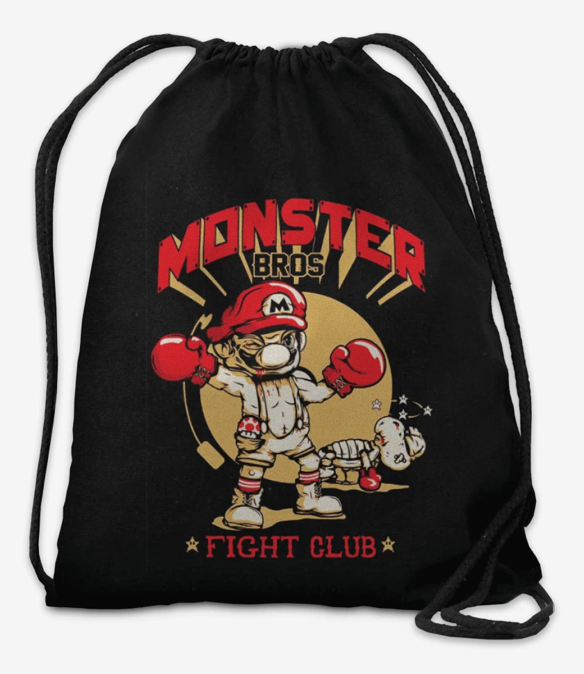 Mochila Negro de Monster bross
