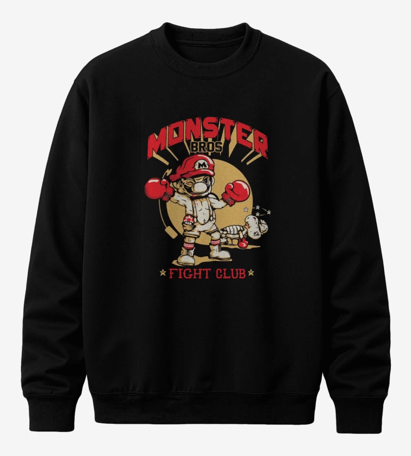 Poleron polo Negro de Monster bross
