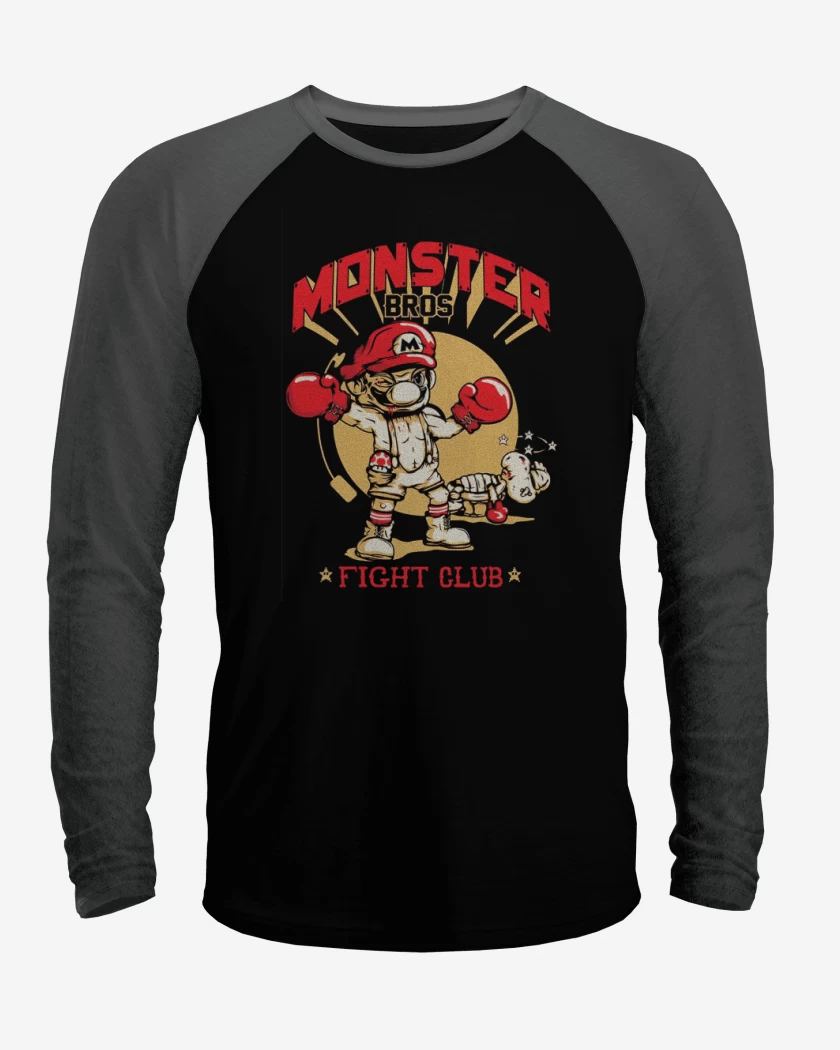 Polera Raglan Monster bross