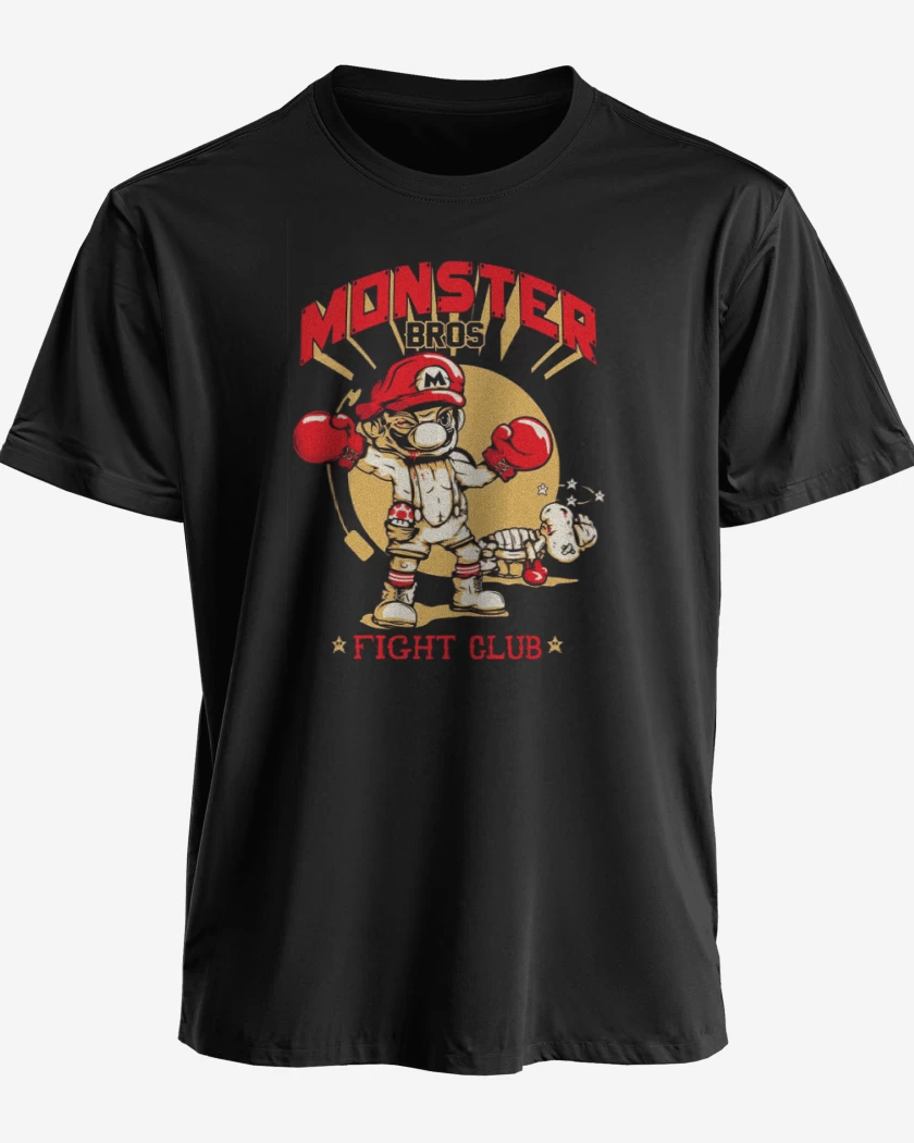 Polera premium Negro de Monster bross