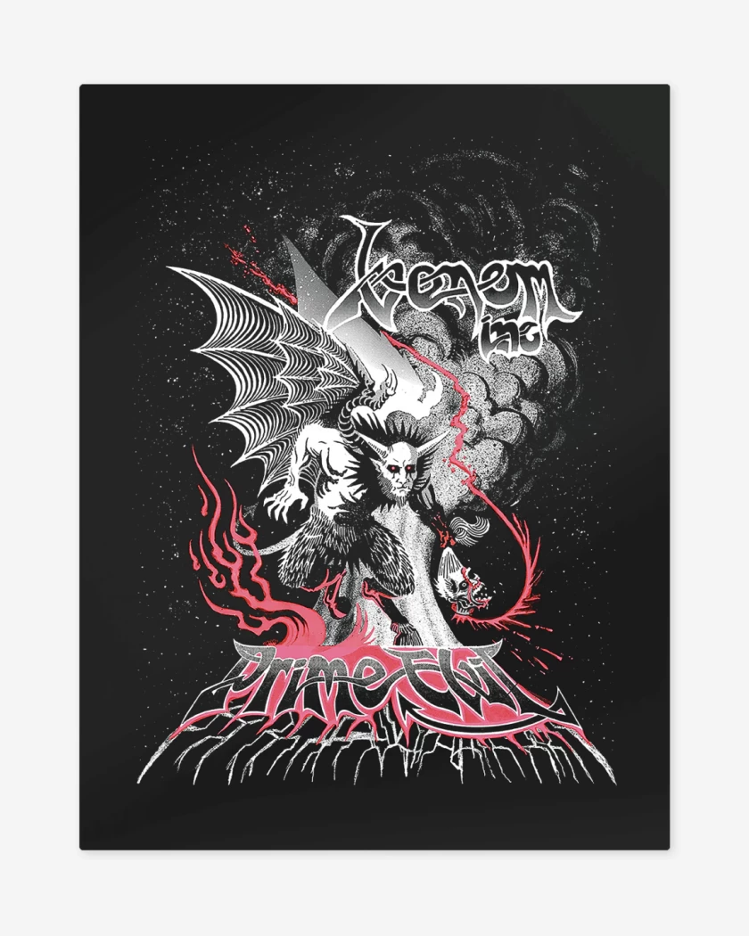 Print metalico Negro de Venom Inc Prime