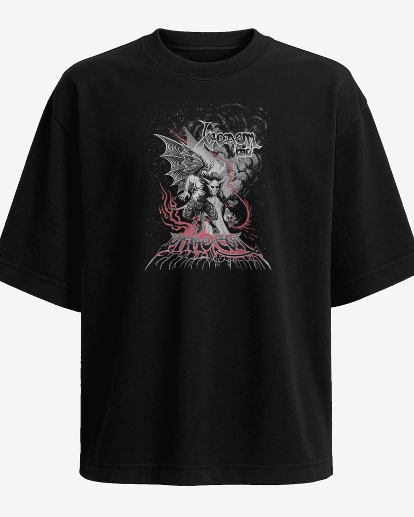 Polera Oversize Negro de Venom Inc Prime