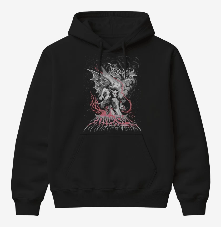 Poleron Canguro básico Negro de Venom Inc Prime