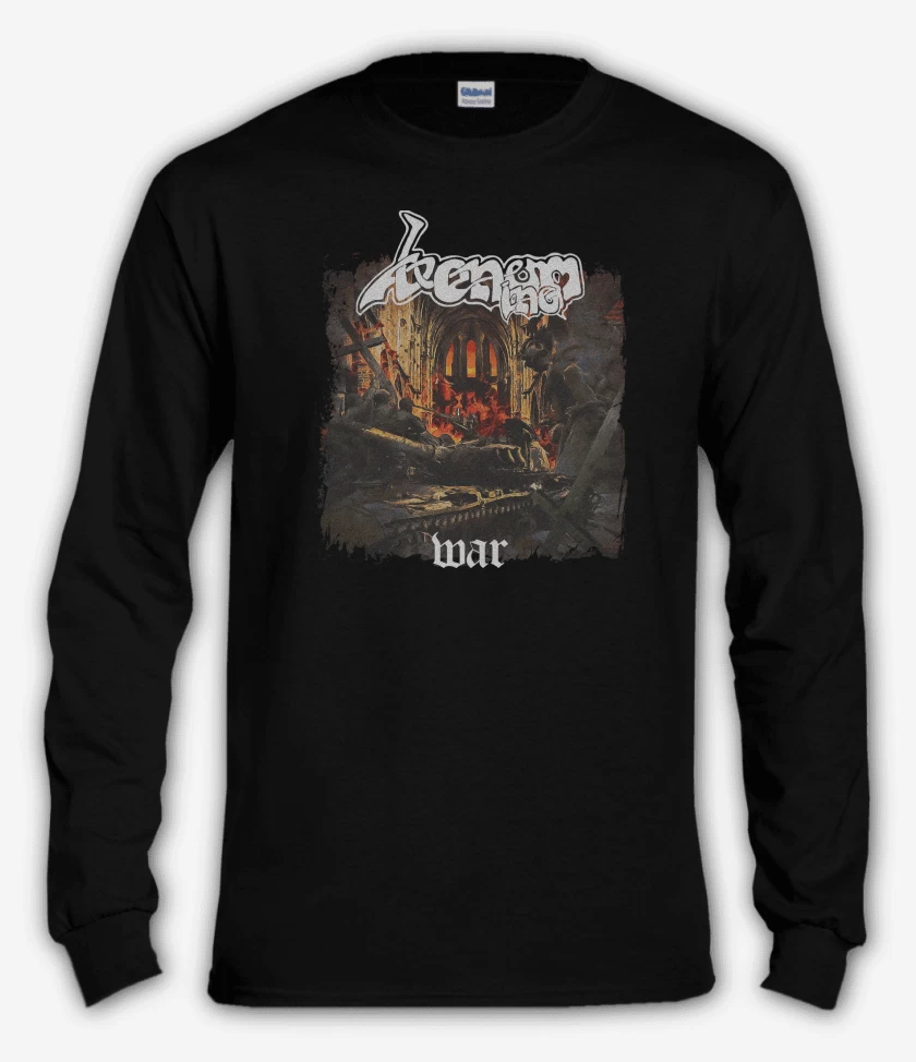 Polera manga larga Negro de Venom Inc War