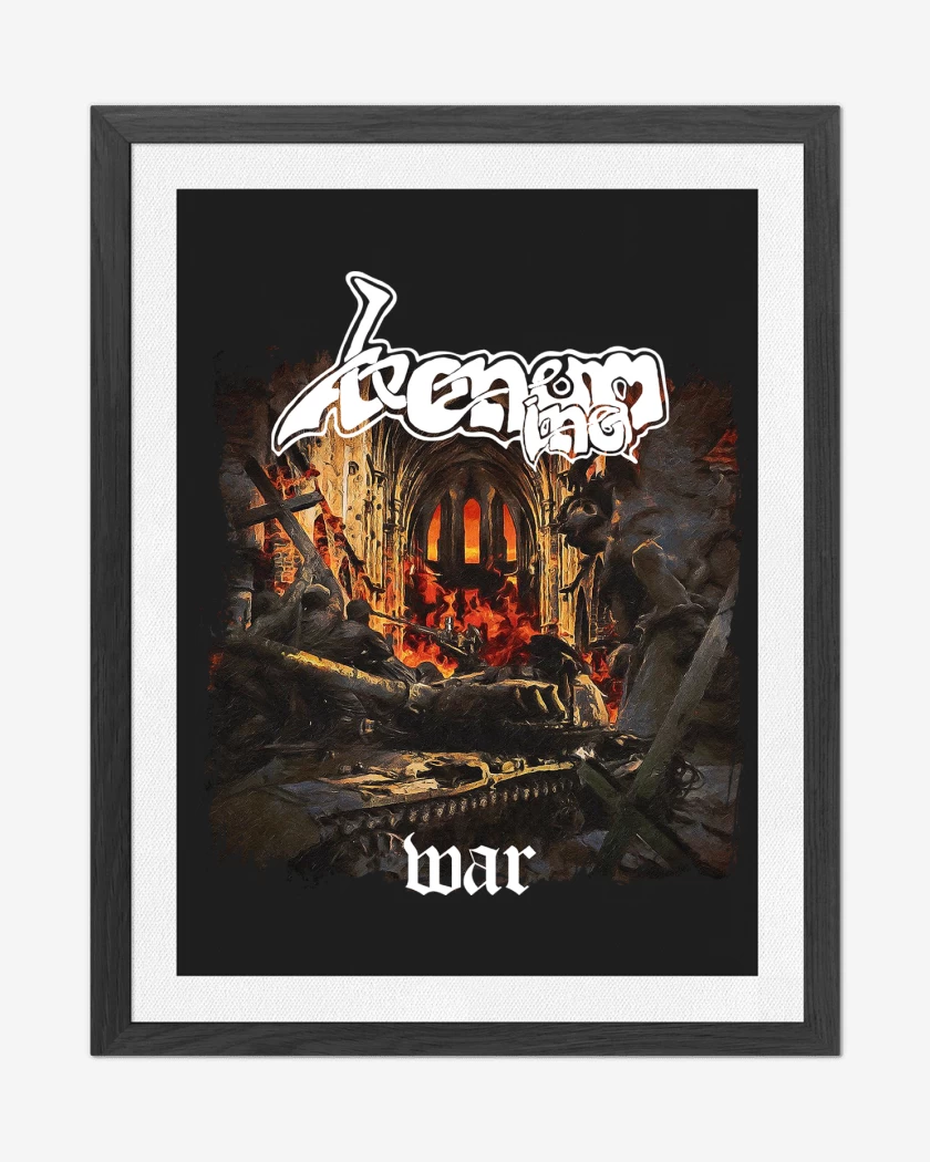 Cuadro decorativo Negro de Venom Inc War