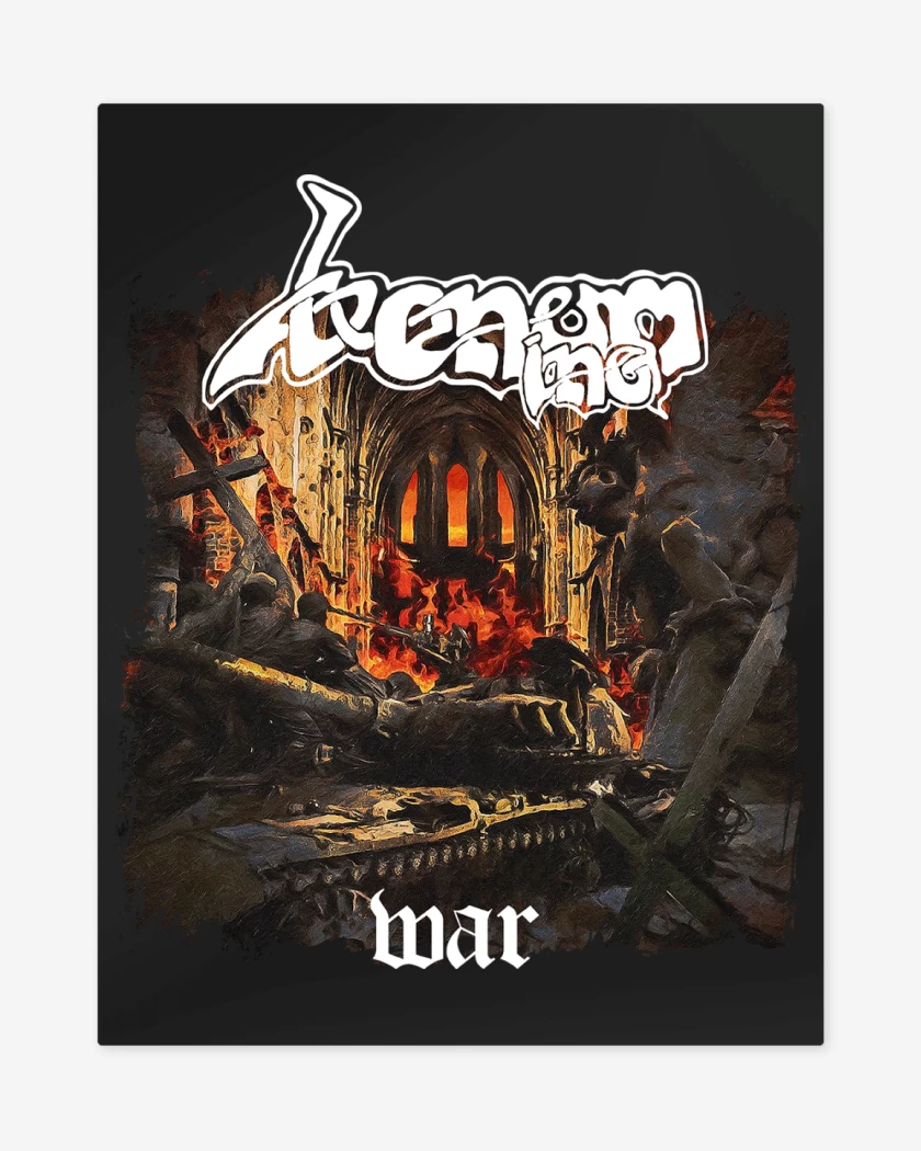 Print metalico Negro de Venom Inc War