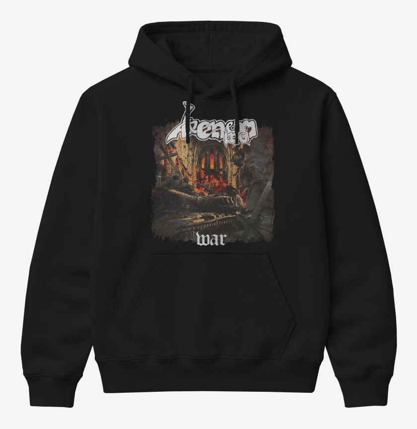 Poleron Canguro básico Negro de Venom Inc War