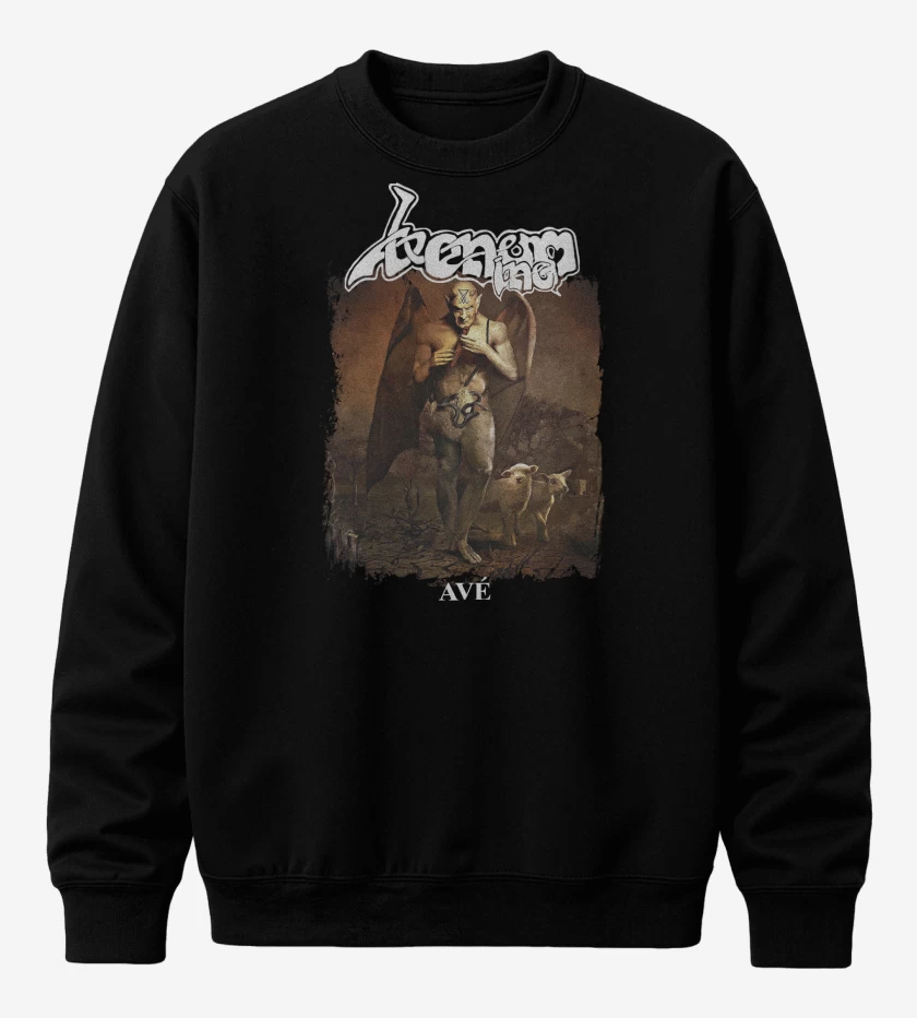 Poleron polo Negro de Venom Inc Avé