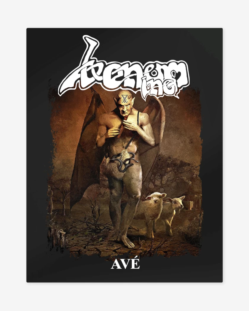 Print metalico Negro de Venom Inc Avé