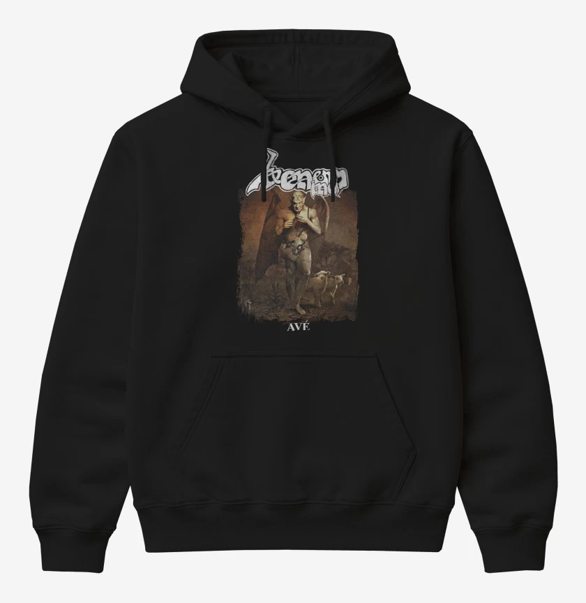Poleron Canguro básico Negro de Venom Inc Avé