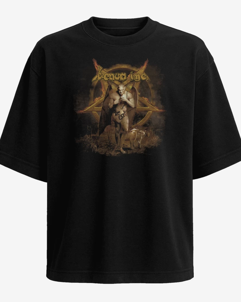 Polera Oversize Negro de Venom Inc Ave II