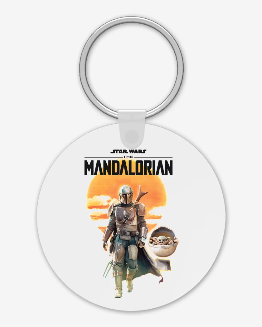 Llavero Blanco de Mandalorian Mando