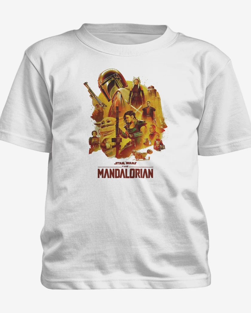 Polera de niño Blanco de Mandalorian 2