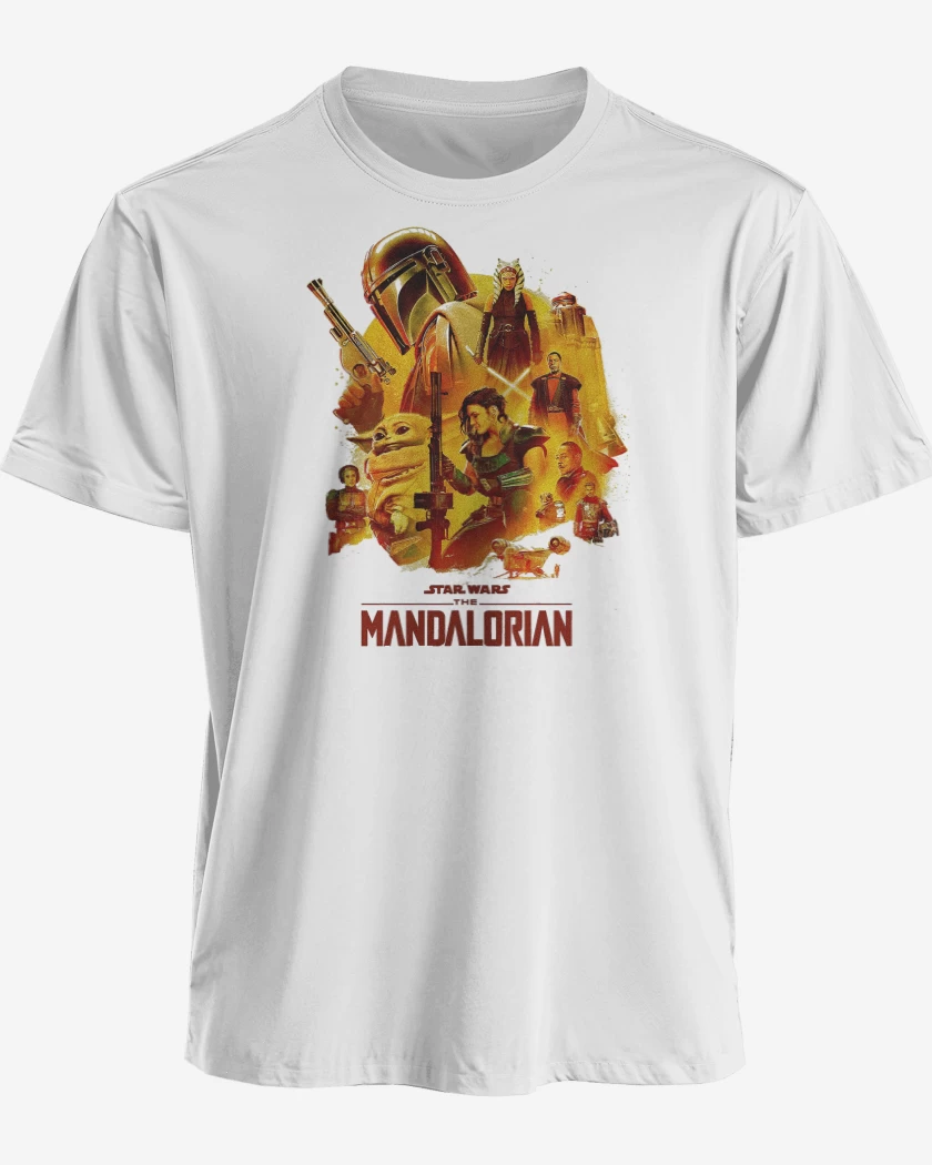 Polera Blanco de Mandalorian 2