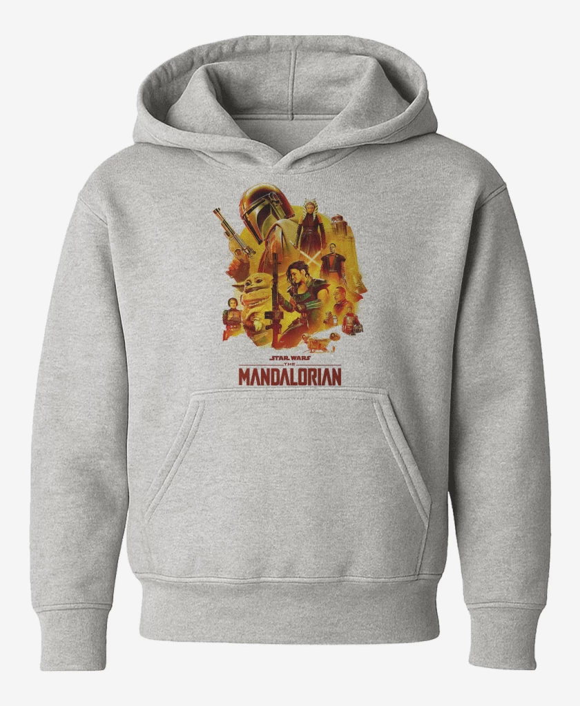 Poleron de niño Gris Melange de Mandalorian 2