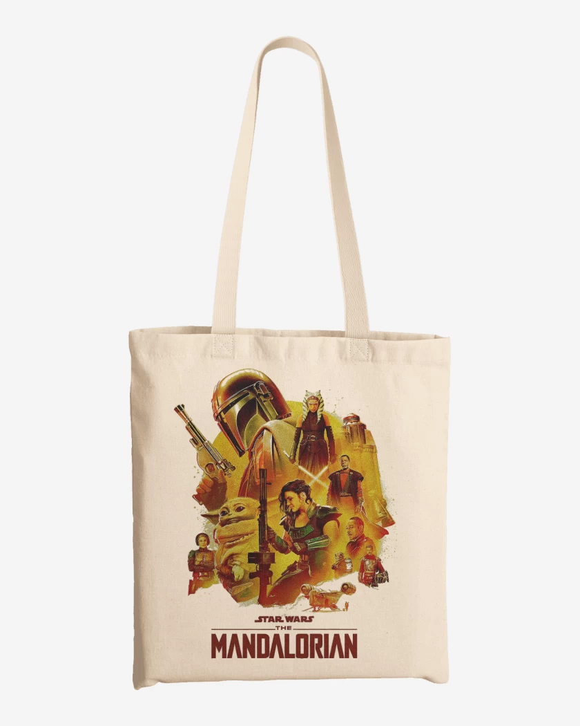 Totebag Blanco de Mandalorian 2