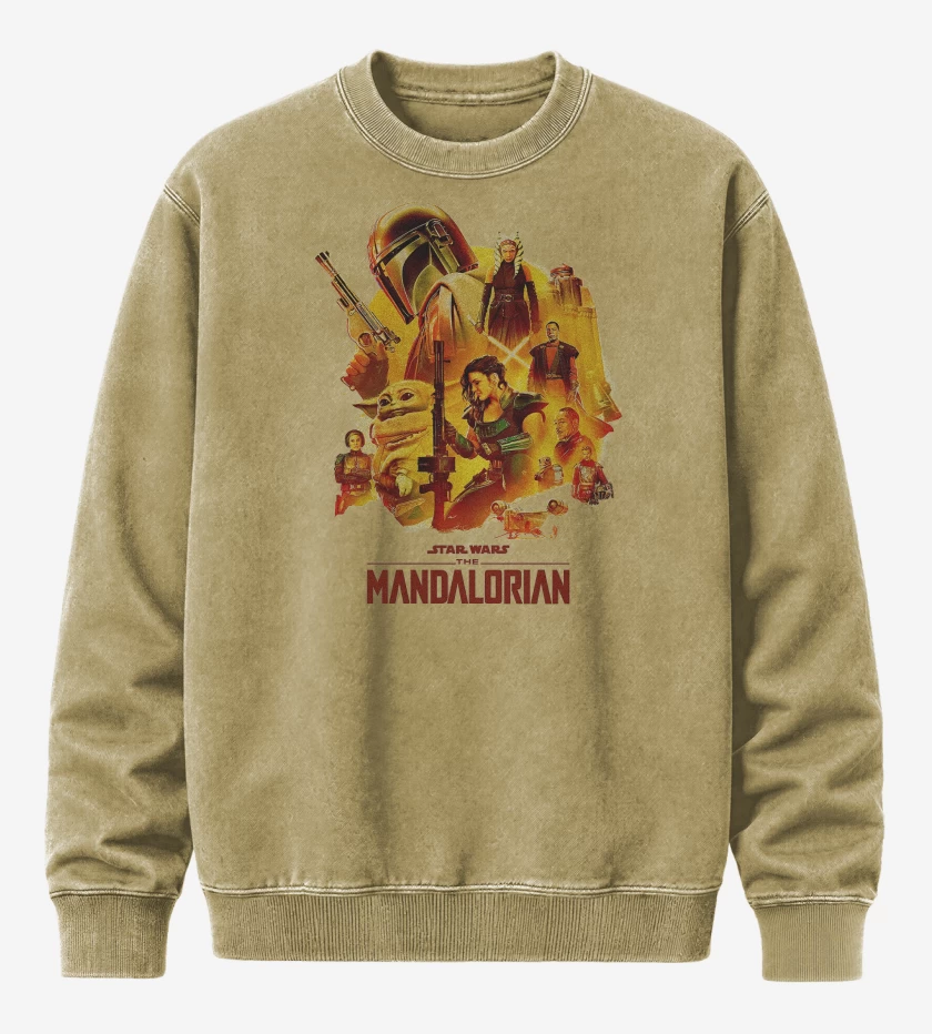 Poleron Polo Acid Wash Beige de Mandalorian 2