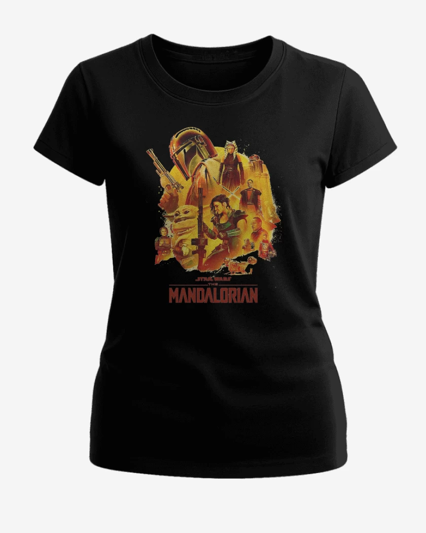 Polera de Mujer Negro de Mandalorian 2