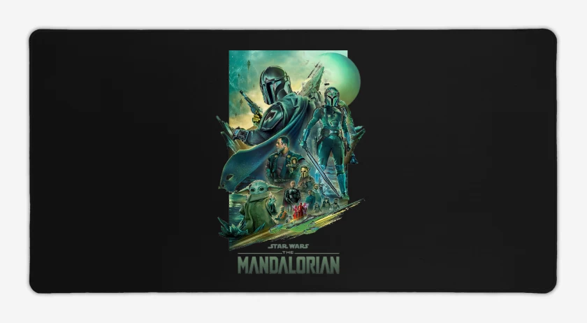 Mouse pad Gamer Negro de Mando 3