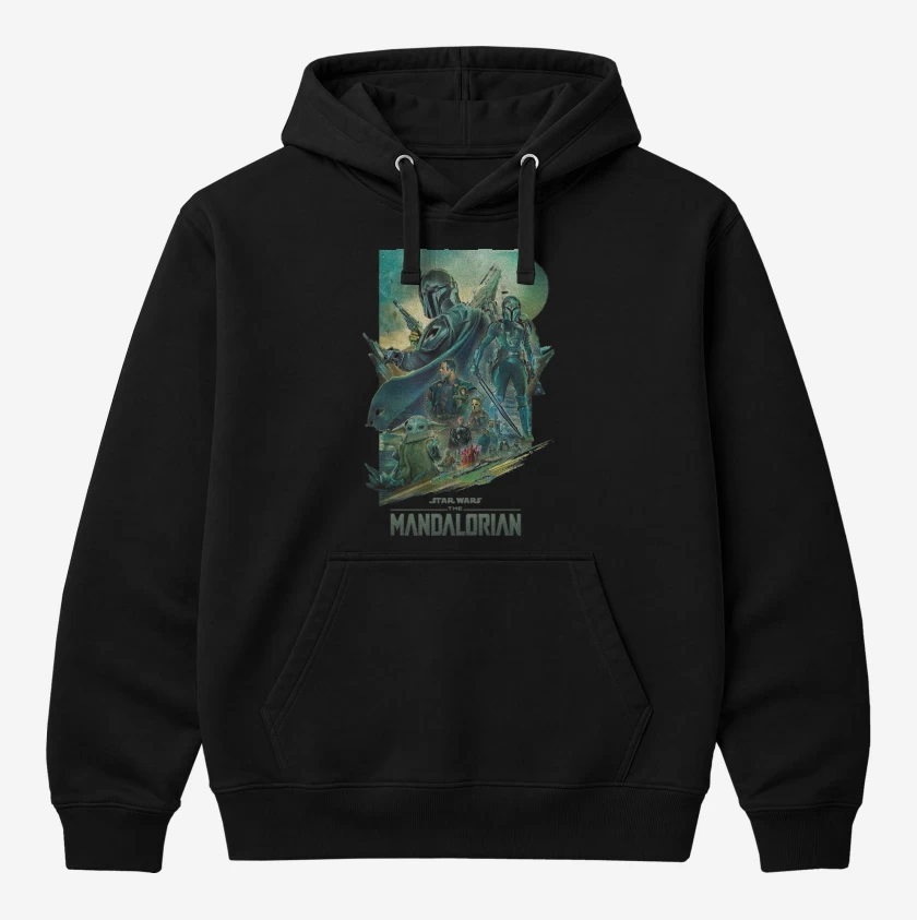 Polerón Canguro Negro de Mando 3