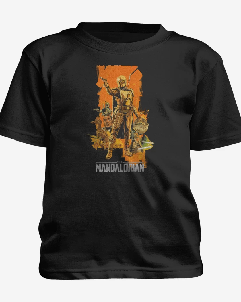 Polera de niño Negro de Mandalorian 4