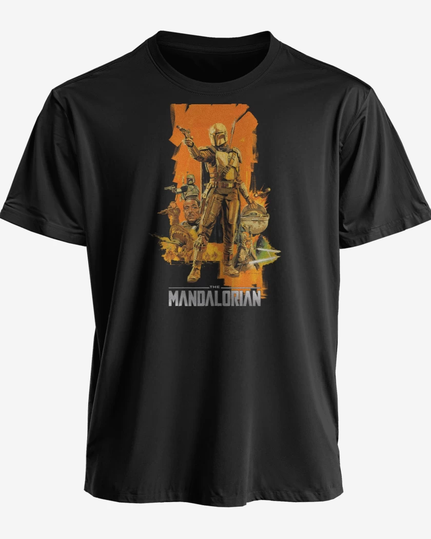 Polera Negro de Mandalorian 4