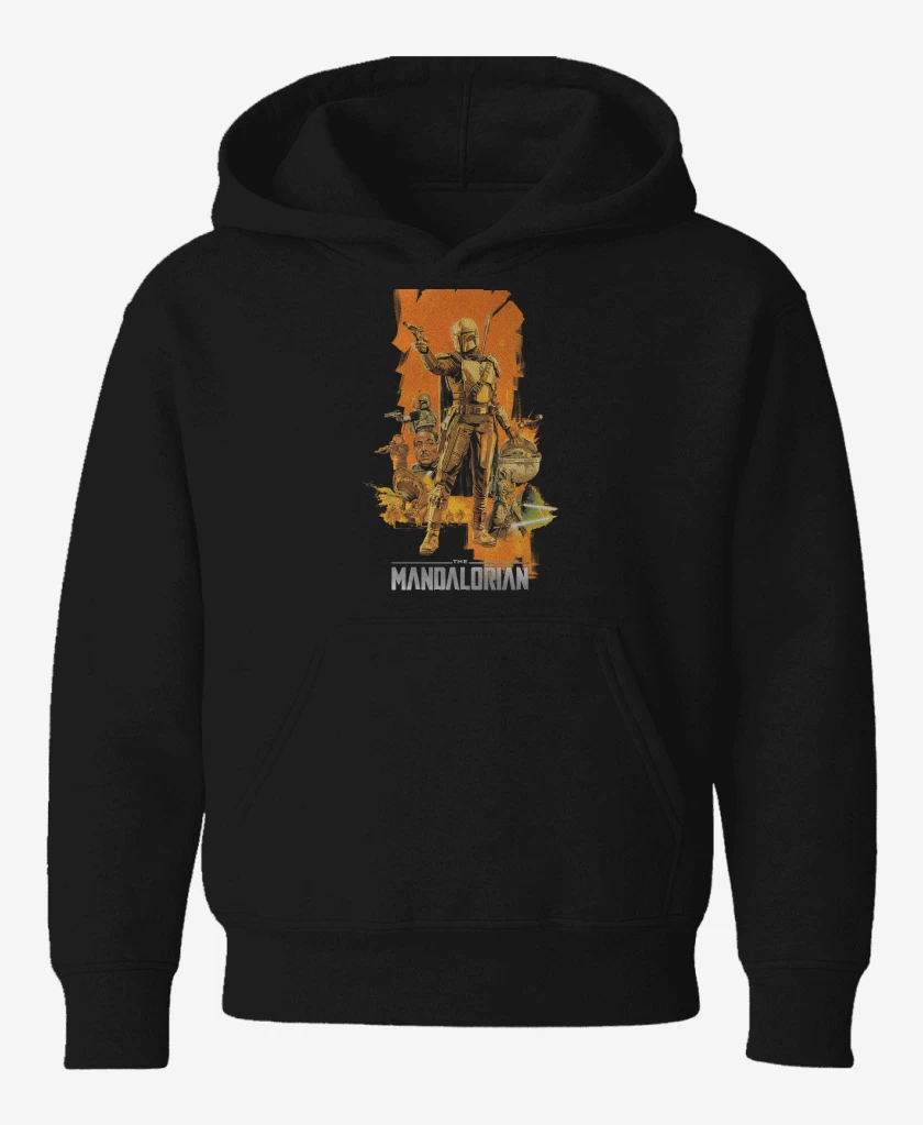 Poleron de niño Negro de Mandalorian 4
