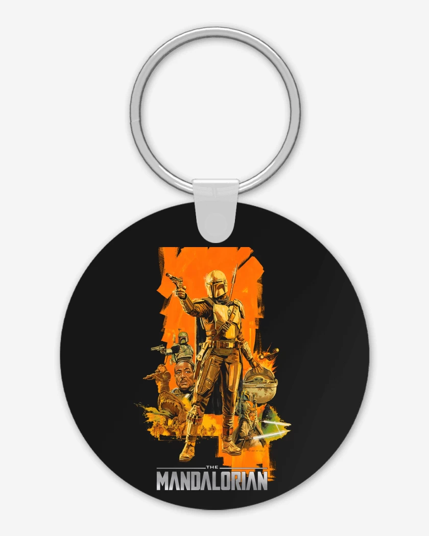 Llavero Negro de Mandalorian 4