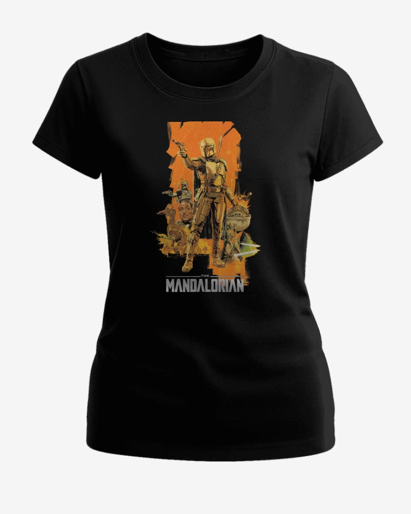 Polera de Mujer Negro de Mandalorian 4