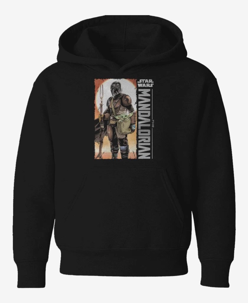 Poleron de niño Negro de El Mandalorian
