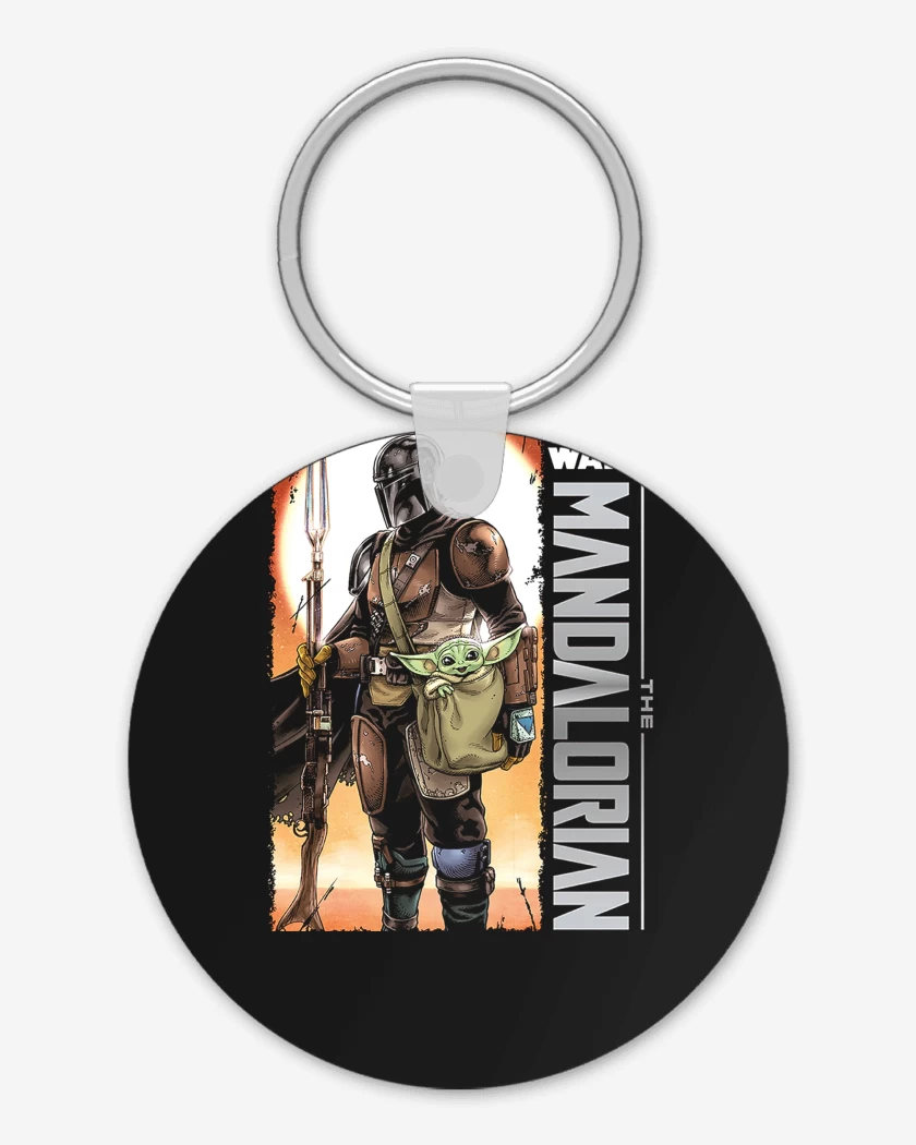 Llavero Negro de El Mandalorian