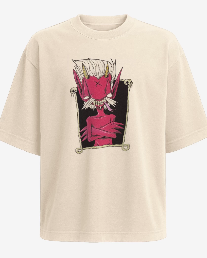 Polera Oversize Beige de MR. Sata