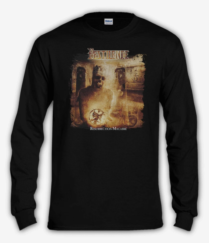 Polera manga larga Negro de Pestilence Resurrection Macabre